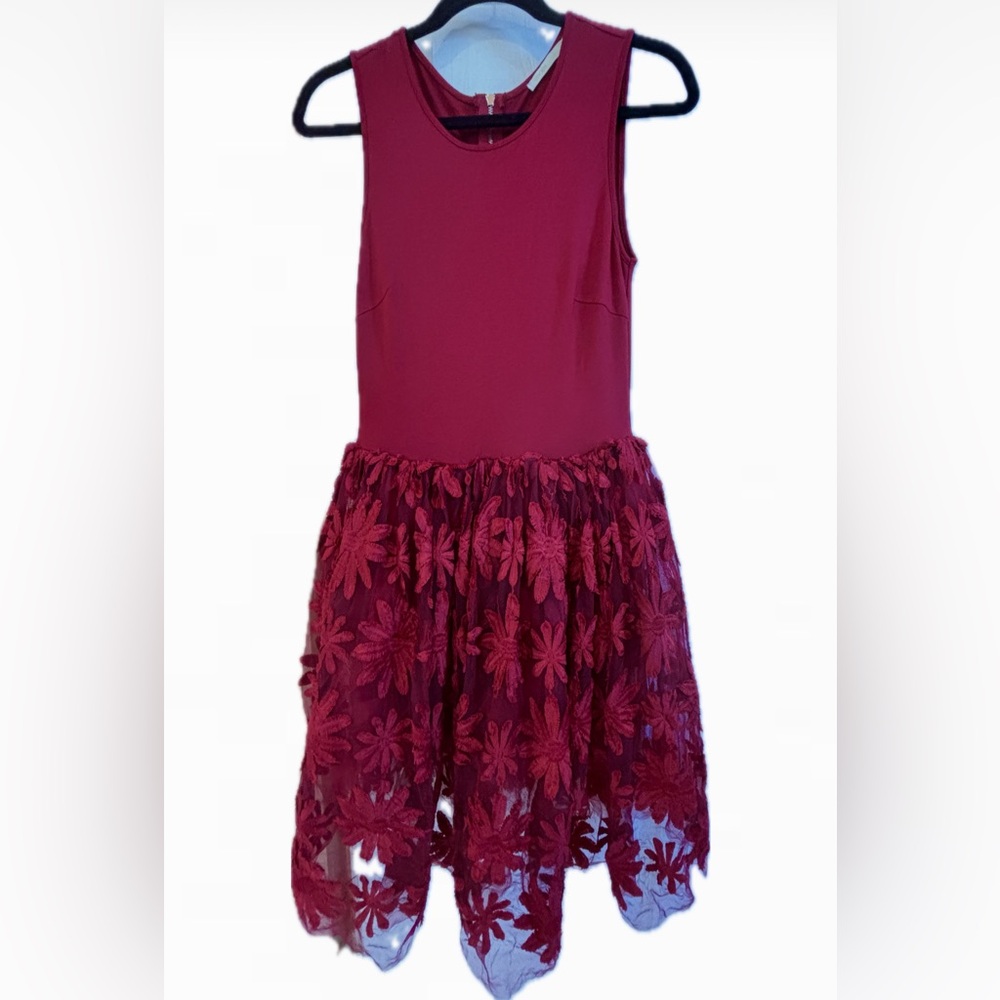 Authentic wine red Maje dress